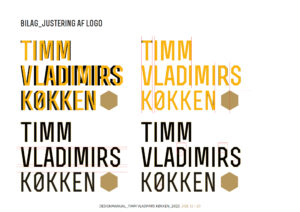 Timm Vladimirs Køkken Logo tilretning