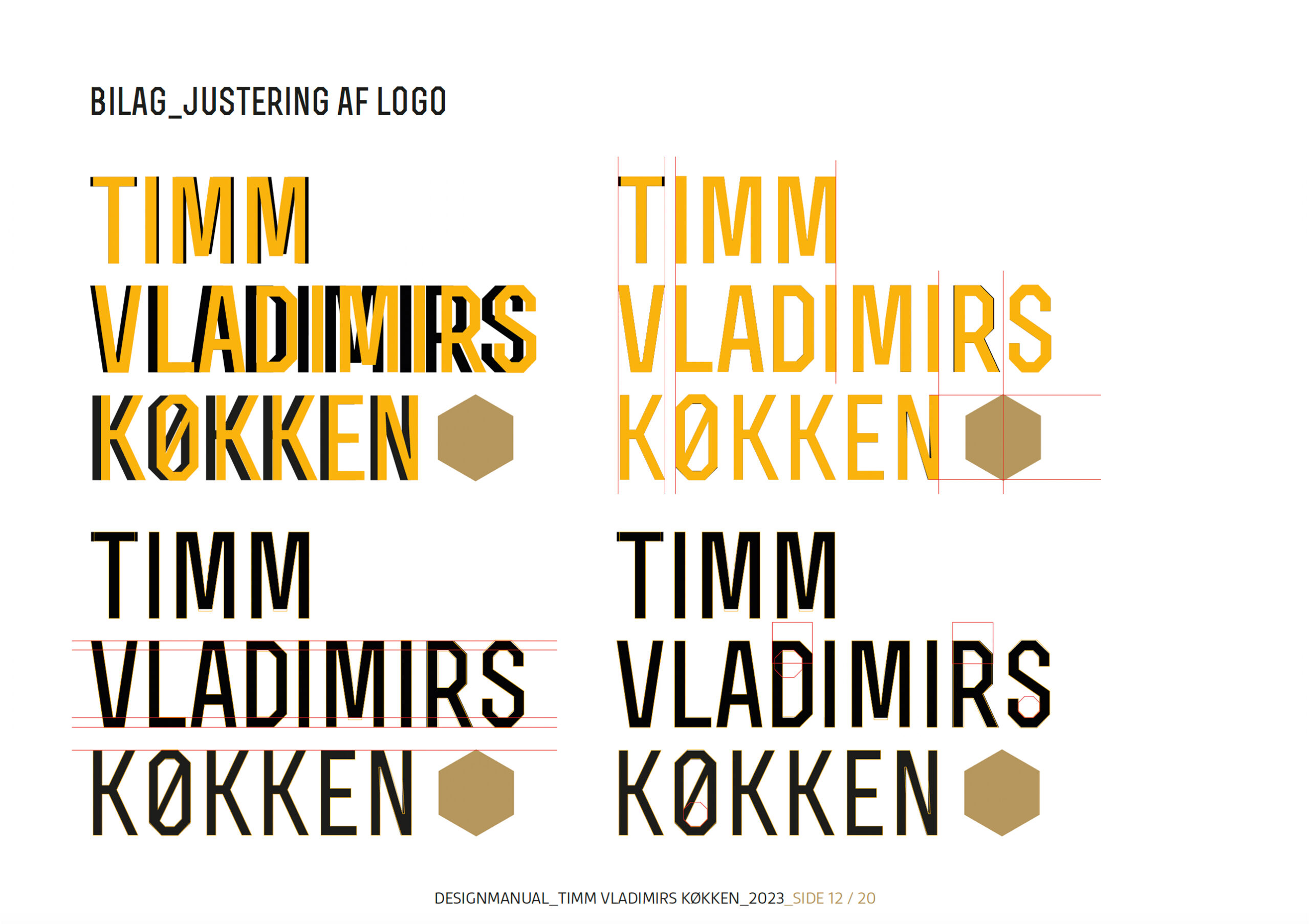 Timm Vladimirs Køkken Logo tilretning